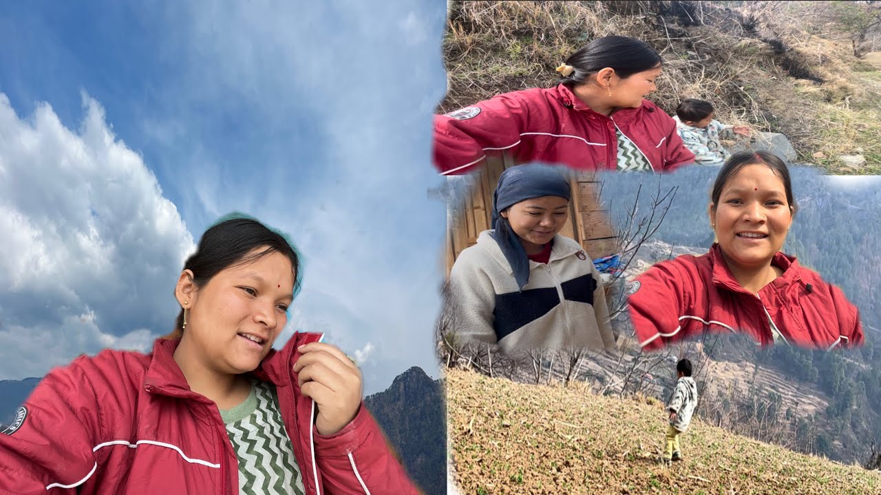 Aaj kal Ke Din ☀️Bhi Pata Nahin Chal raha Hai 🤩 //  Mummy 👩 Nani Bhi Khet Ke Kaam mein Lage Hai ￼￼
