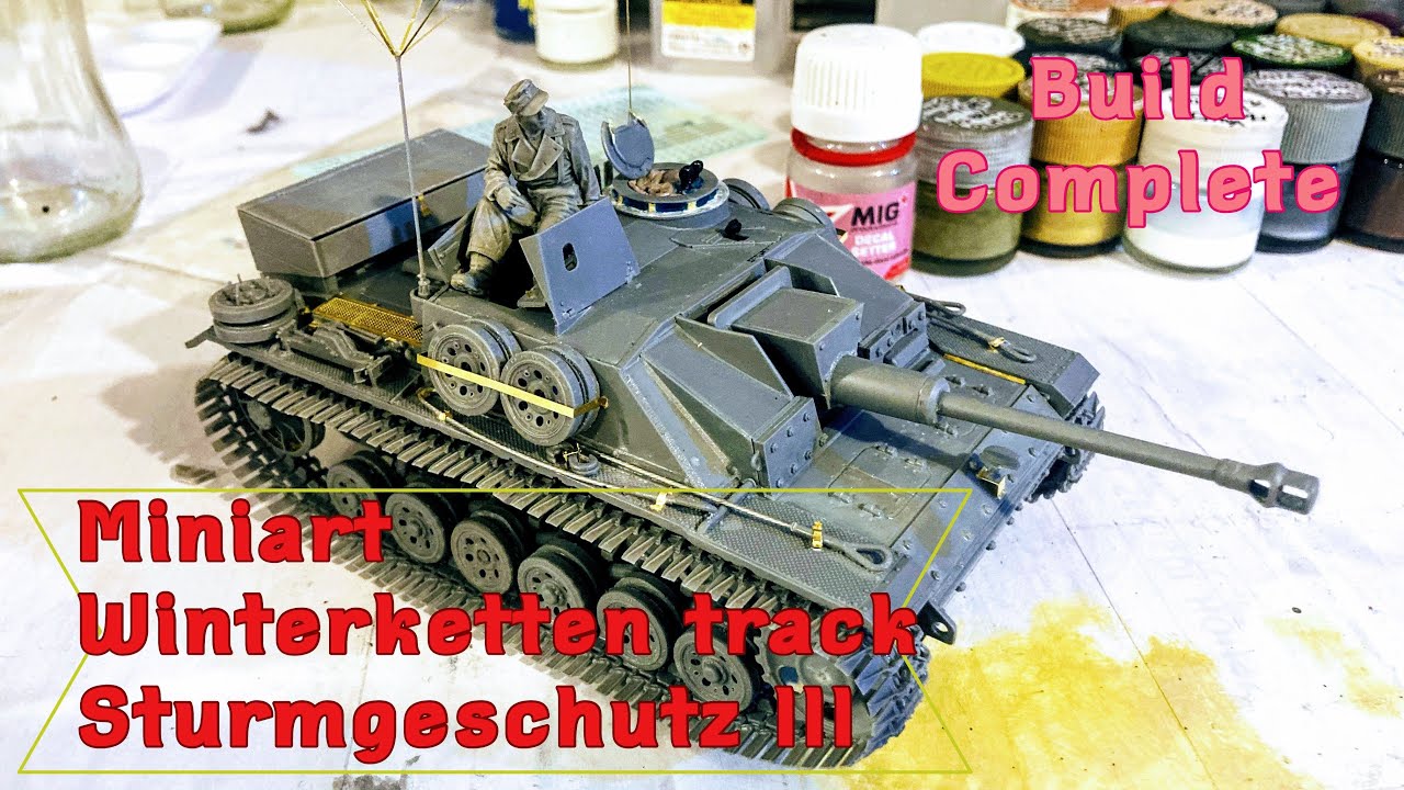 Construction complete on Miniart Stug III Feb 1943 with Winterketten tracks.