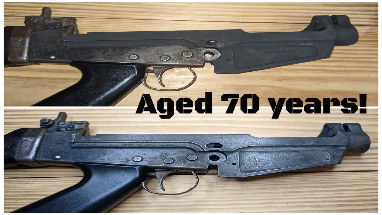 I Rusted a NEW DSA FAL Receiver on purpose!! How to age and antique Gun Parts easy!