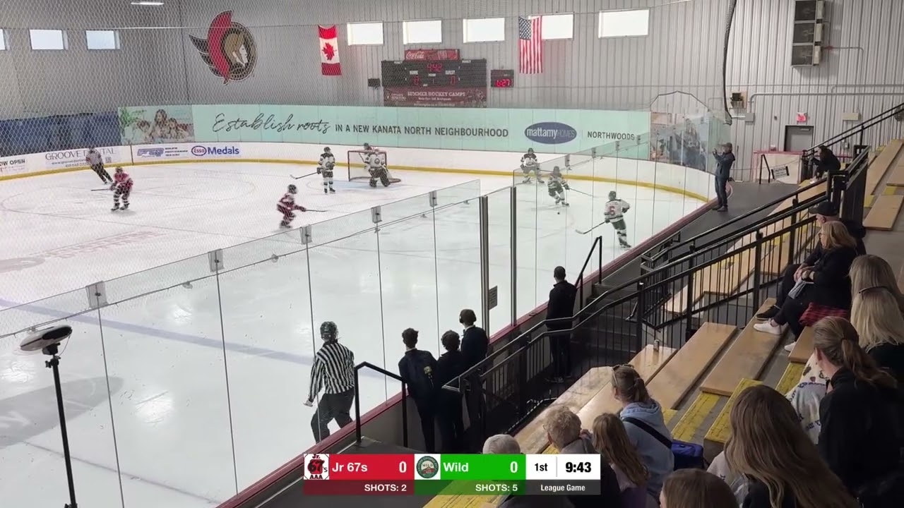 U14AAA - League Game 1 - Jr 67s vs Wild