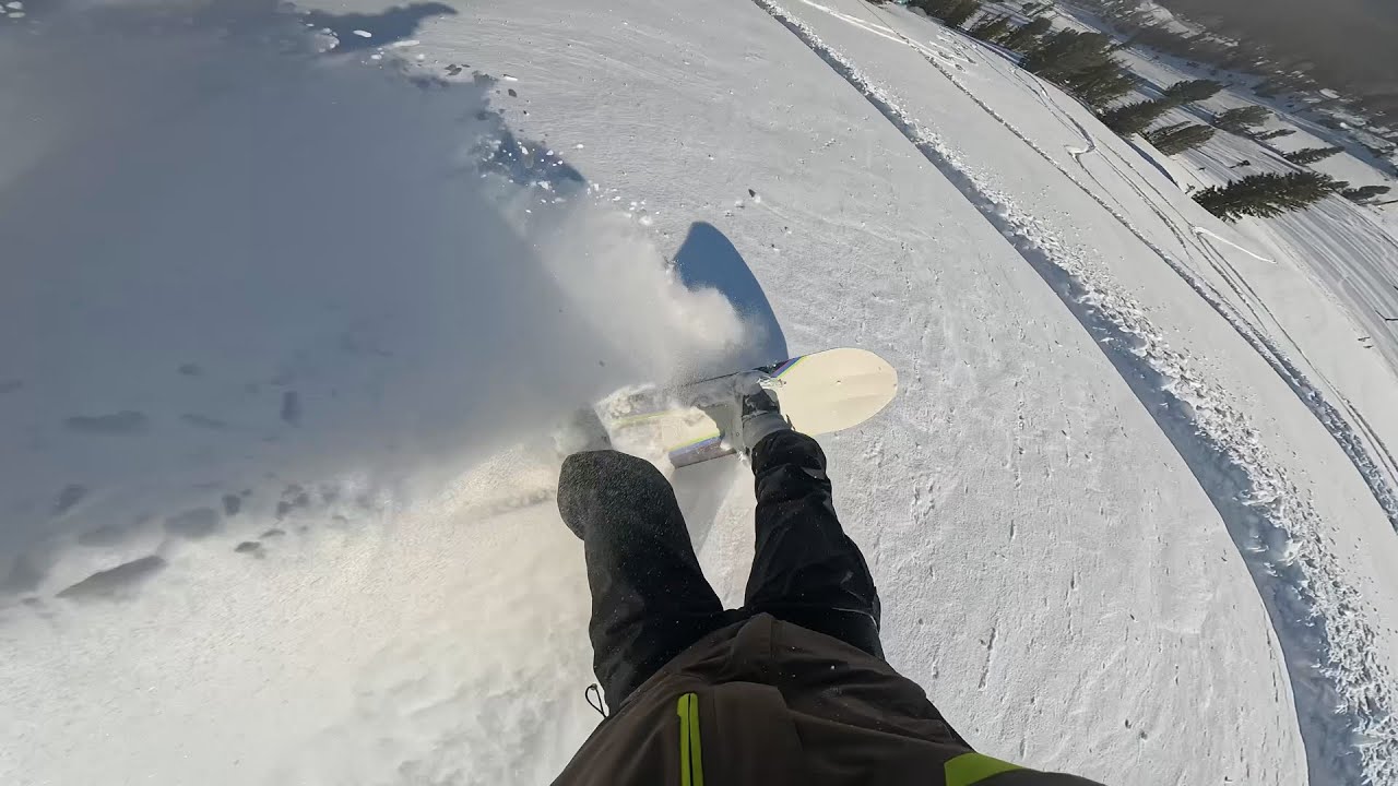 POV: Snowboarding After 5ft of Snow