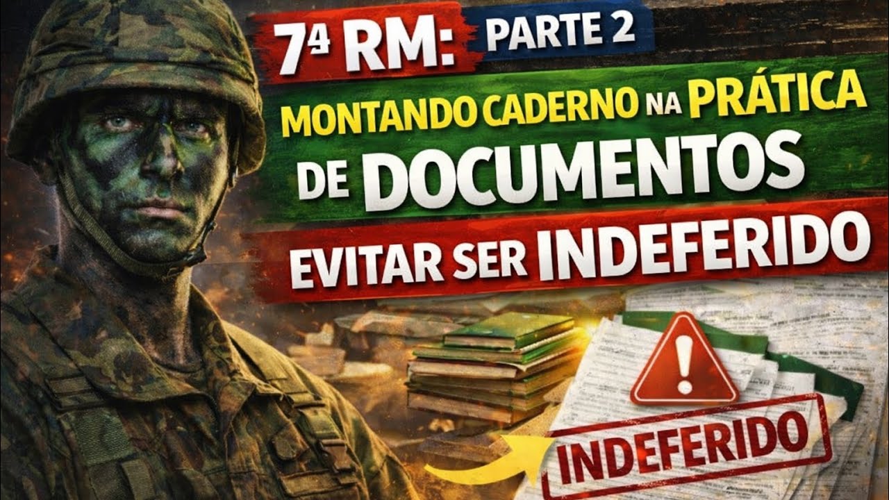 7º RM: montando o caderno de documentos na prática (Parte 2)