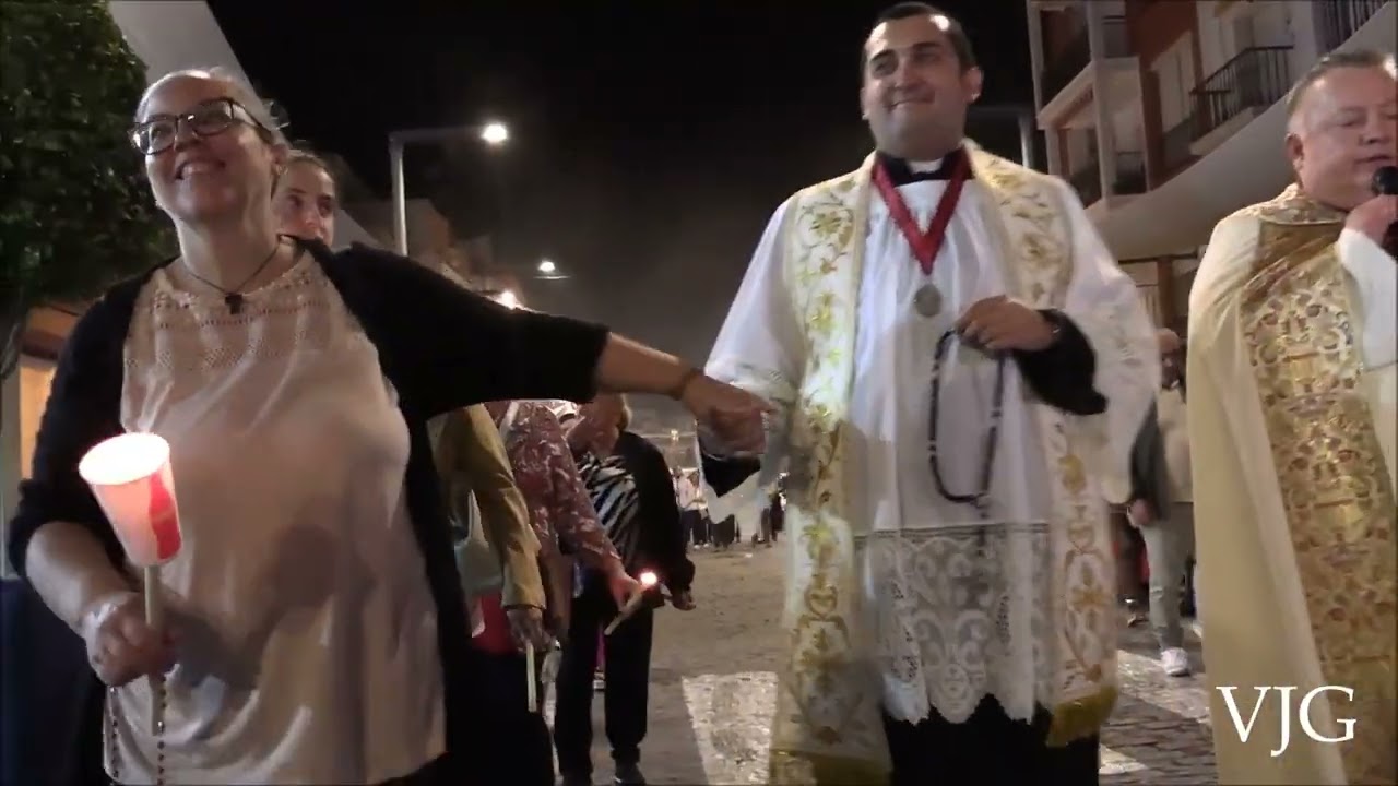 Tradicional Rosario de Antorchas-Isla cristina 2024.