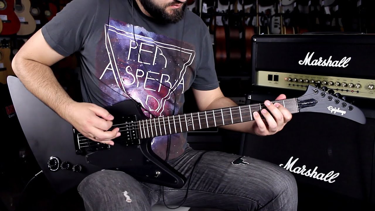 EPIPHONE GOTHIC 1958 EXPLORER  - Guitar Demo