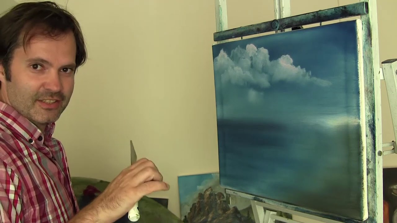 Changed my Mind Seascape   wet on wet   oil painting