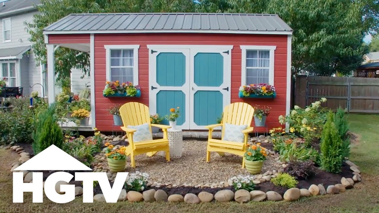 Before-and-After Shed Makeover | HGTV