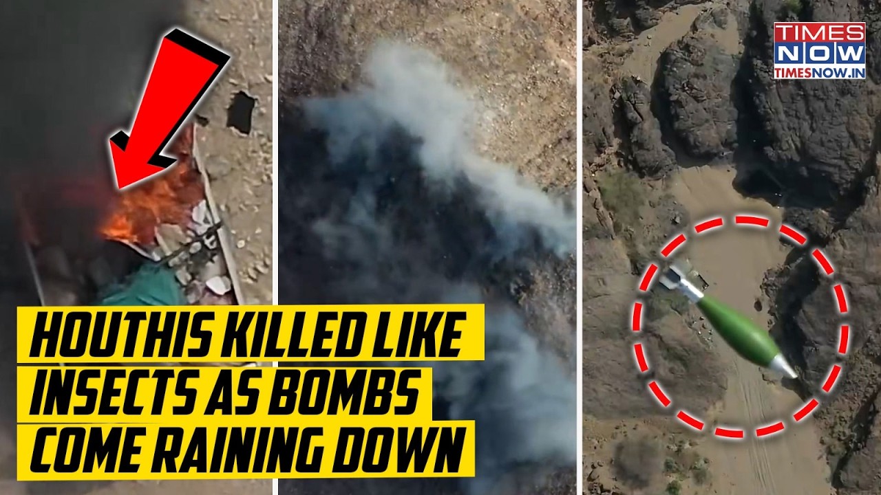 KABOOM! Houthis Killed Like Ants As BOMBS Rain From Sky, BRUTAL Yemen ATTACK Video At Bab Al-Mandab
