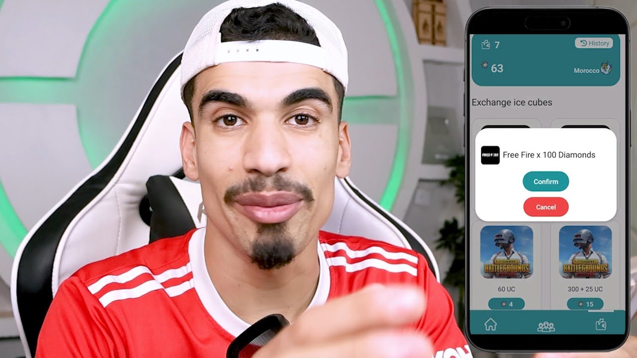 صحراوي 🔥 شحن جواهر فري فاير مجانا من تطبيق Gift Sun 💎