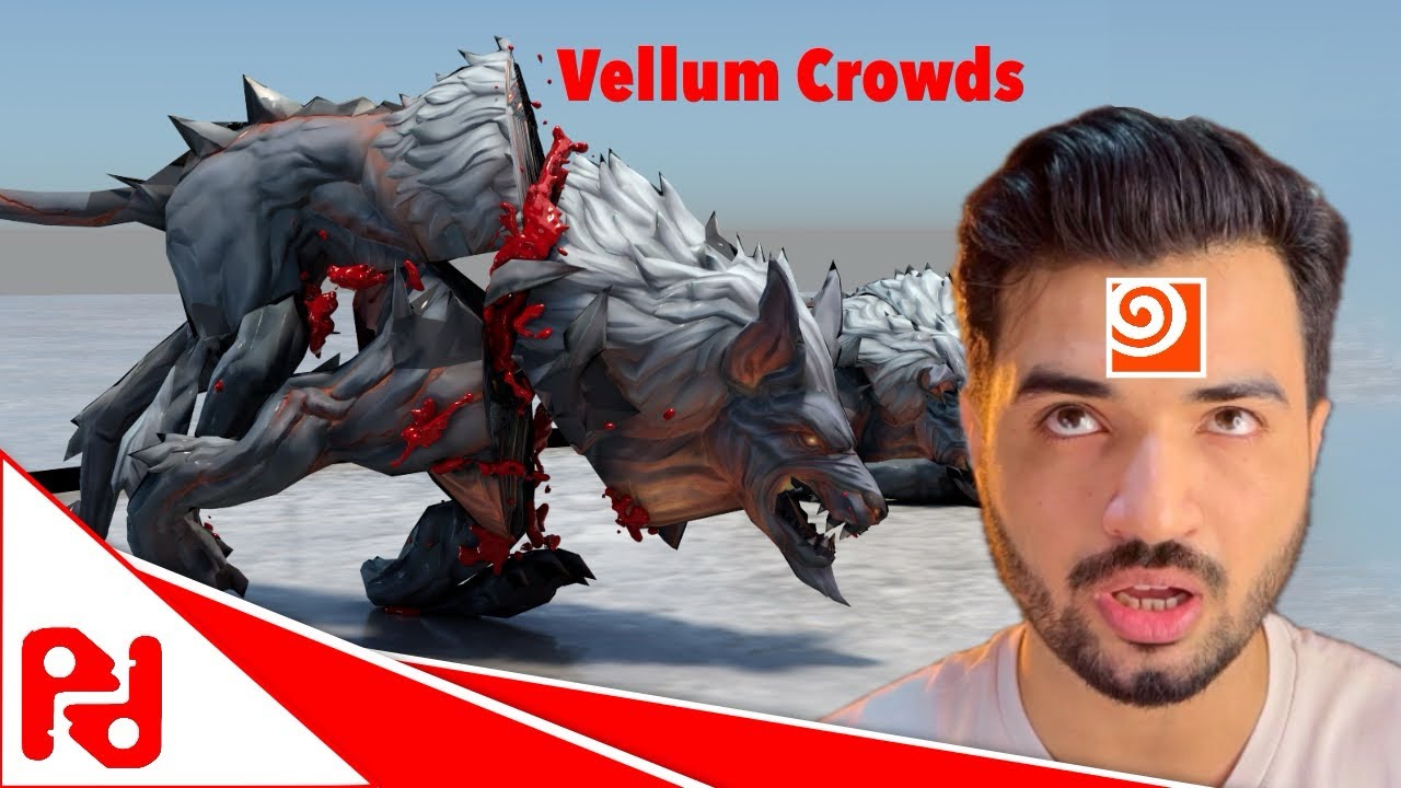 Amazing vellum for Crowds in Houdini 19.5