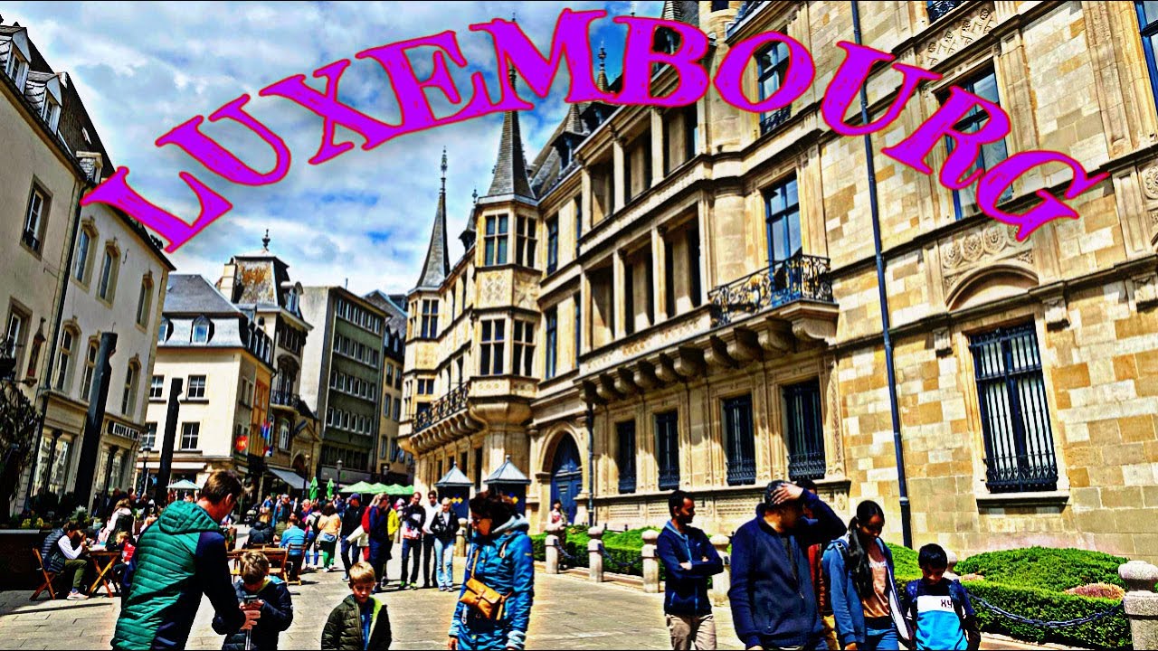 Luxembourg 4K, City Walking Tour (4k Ultra HD 60fps) | 4K City Life