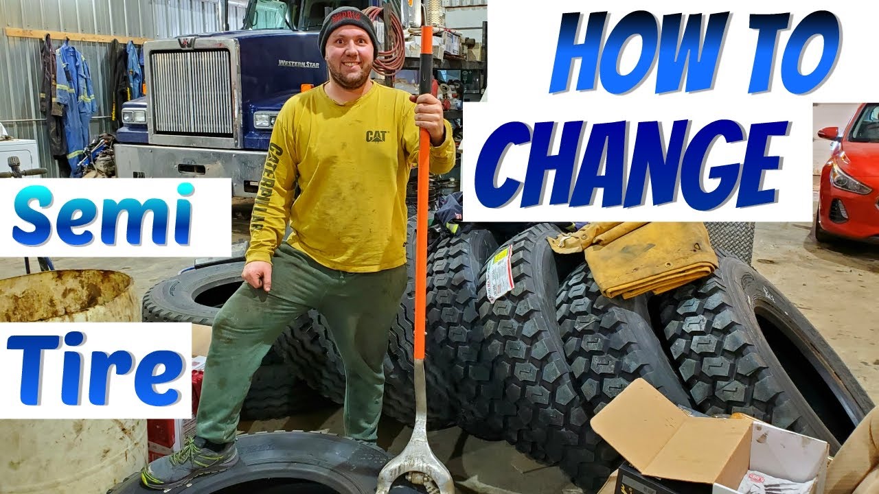 How to Change Semi Tire | How to Mount and Dismount Semi Tire
