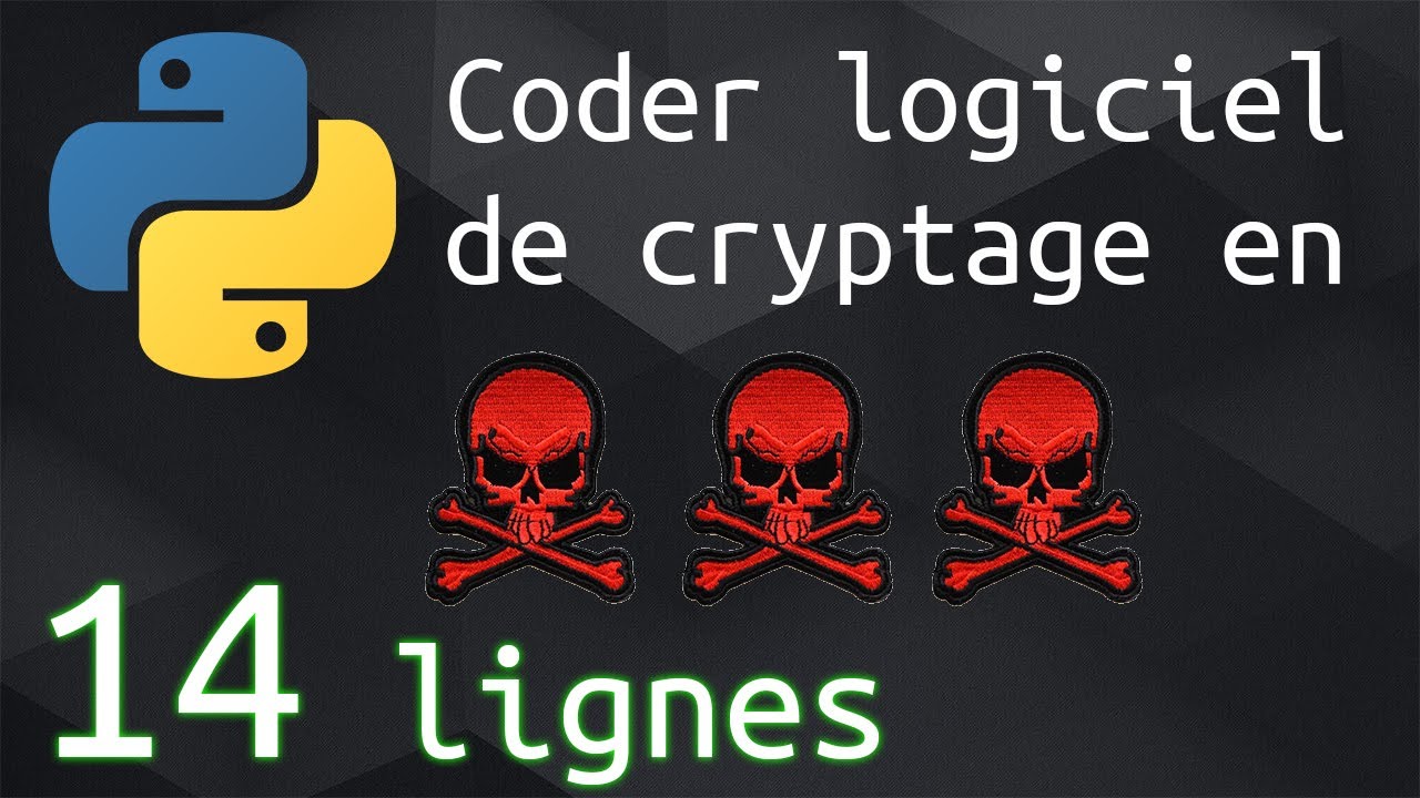 🔒 Coder logiciel de chiffrement avec python en 14 lignes !