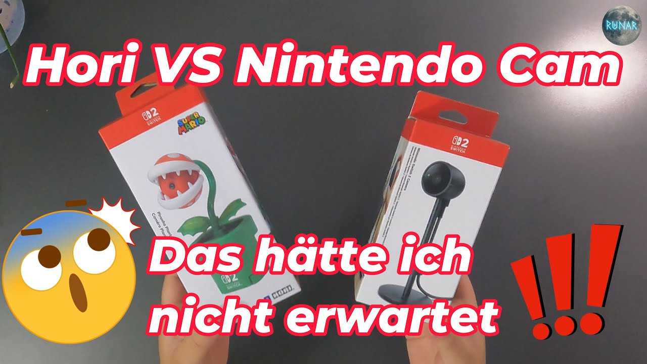 Switch 2 Kamera Vergleich und Unboxing - HORI VS NINTENDO, Überraschung!