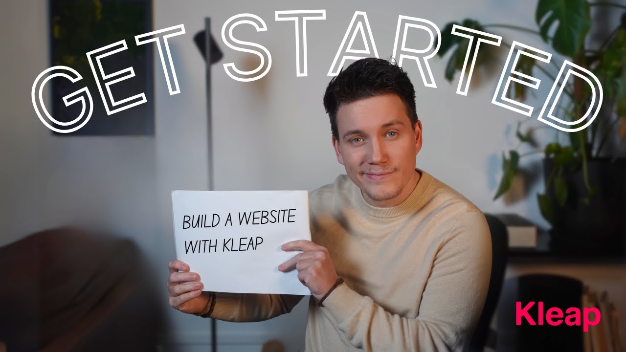 Kleap tutorial: Build a Website with AI, build an audience and sell your products