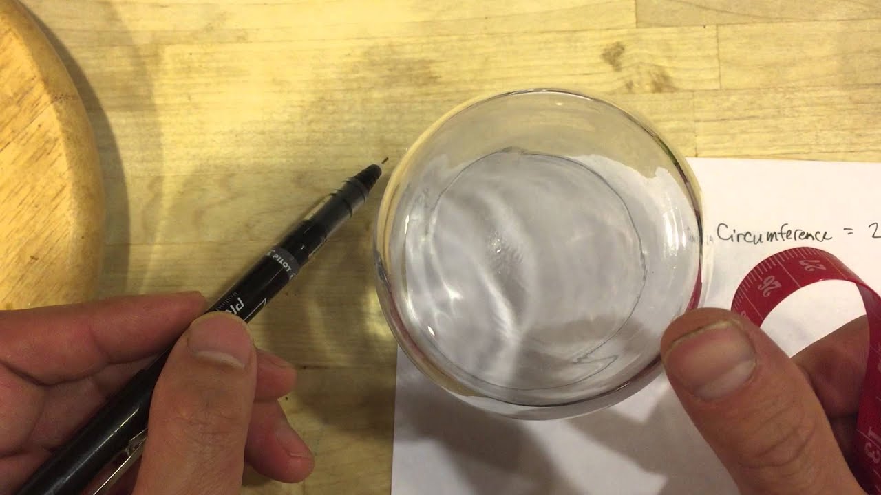 Measuring the Circumference and Diameter of a cylindrical object