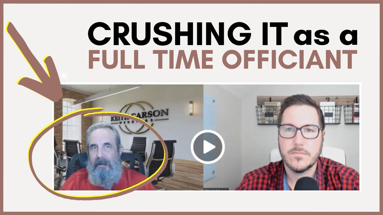 Crushing it FULL TIME as a Wedding Officiant | Keith Carson