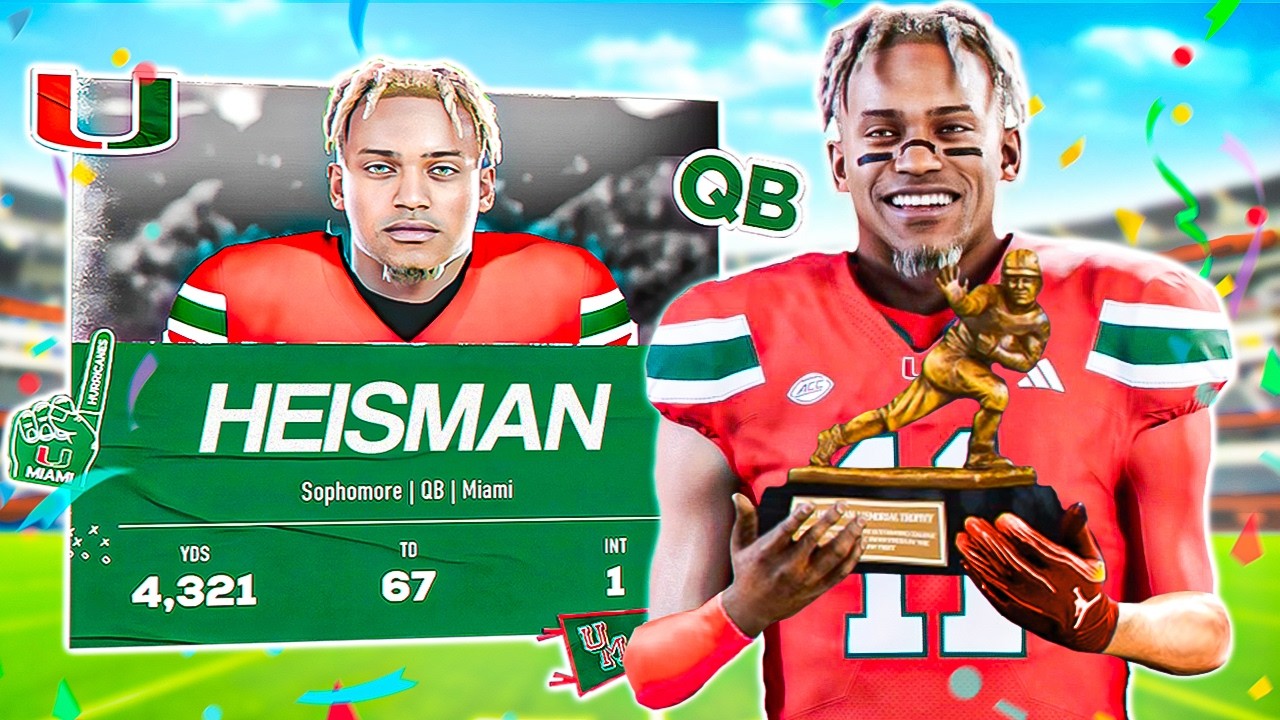 4 Star QB Breaks Every College Record! College Football 25 Road To Glory (Sophomore Year)