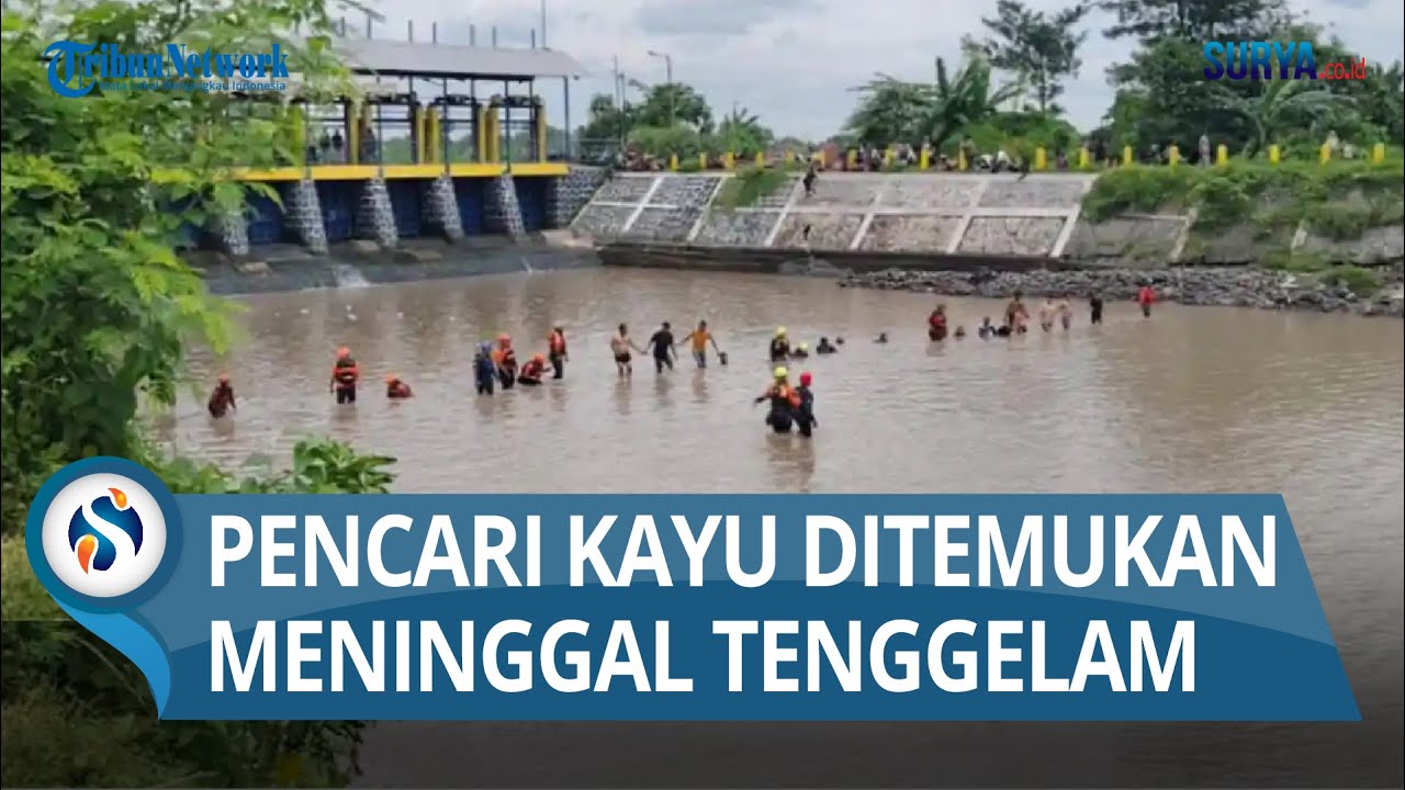 Pria Pencari Kayu Hilang di DAM Tinggarbuntut Sungai Sadar Kabupaten Mojokerto Ditemukan Meninggal