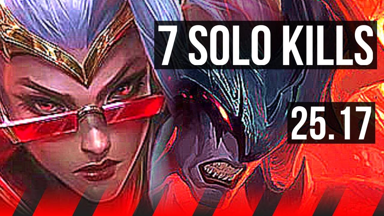 VAYNE vs AATROX (TOP) | 7 solo kills, 65% winrate | EUW Challenger | 25.17