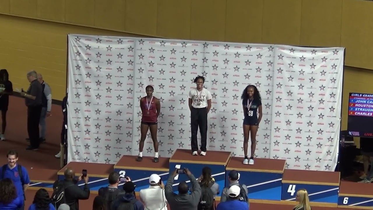 7A Girls Long Jump Awards AHSAA Indoor Track 2026 State Championship Meet Alabama High School T&F