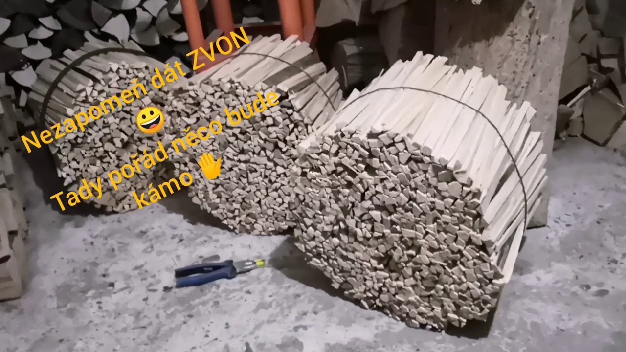 Třísky  štípačka  dřevo levně