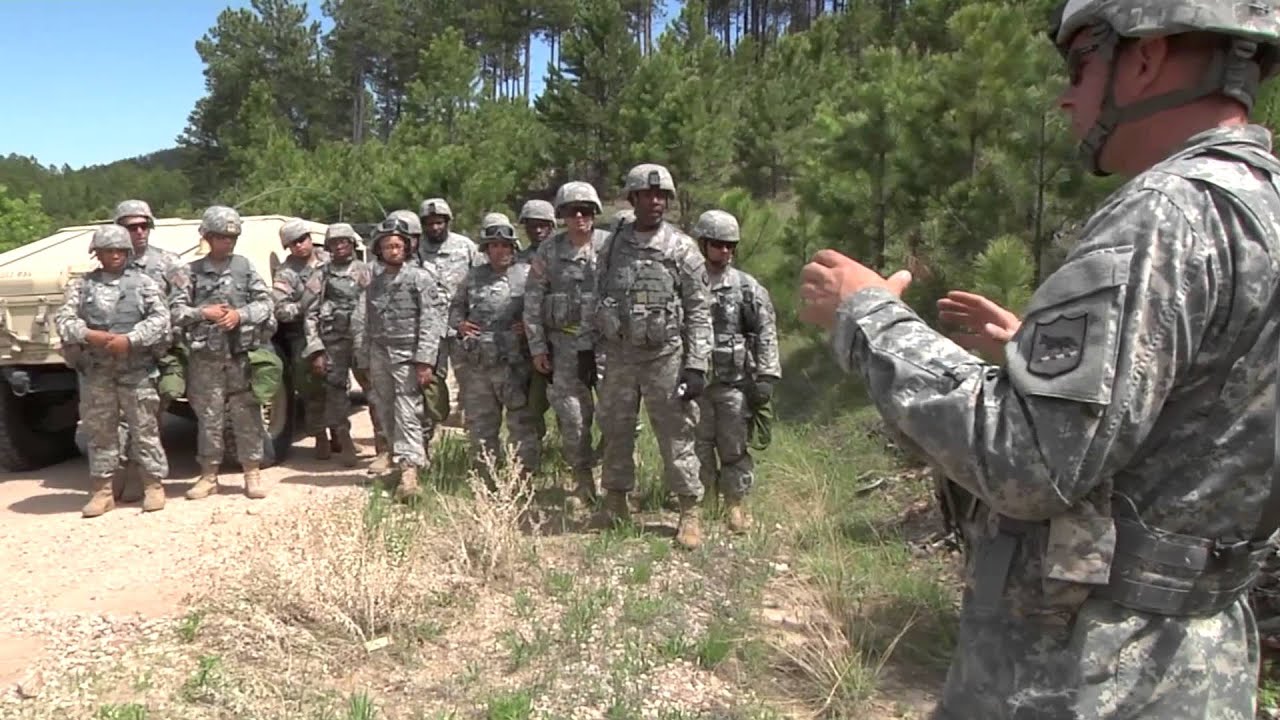 128th Chemical Company Trains IED Lane