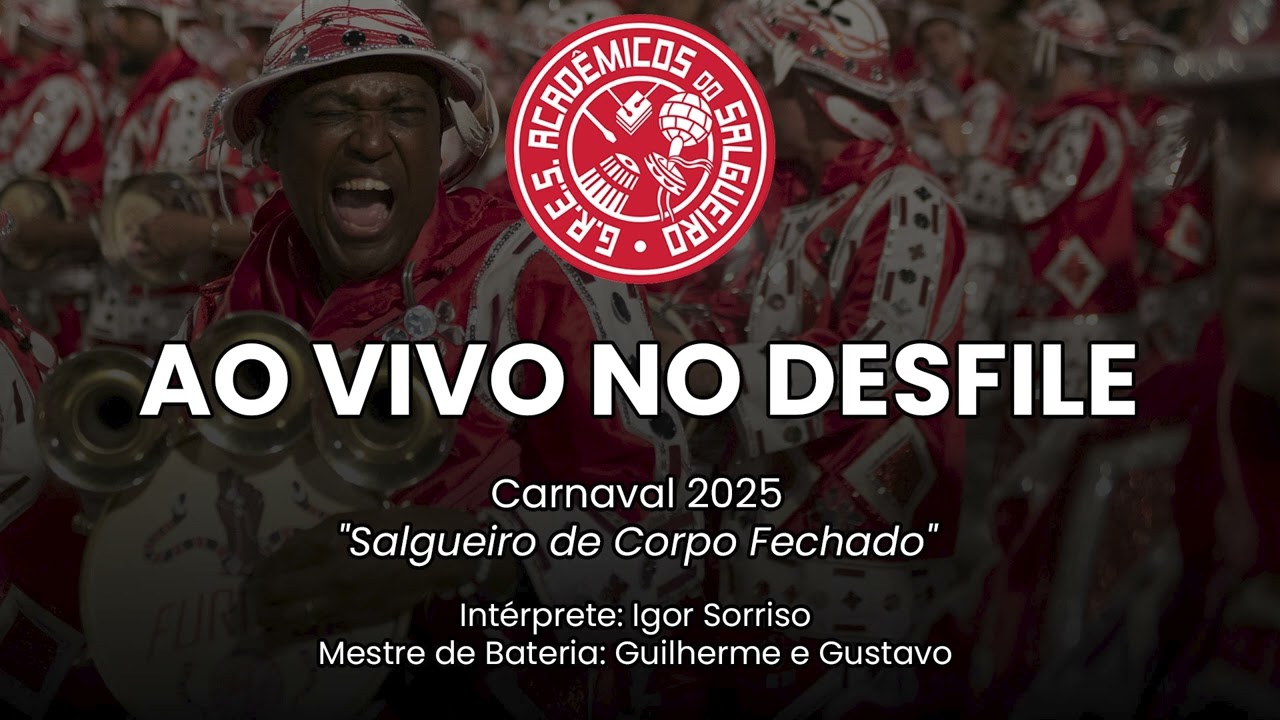 Salgueiro 2025 | &Aacute;udio ao vivo do Desfile | Samba ao vivo - #Desfile25