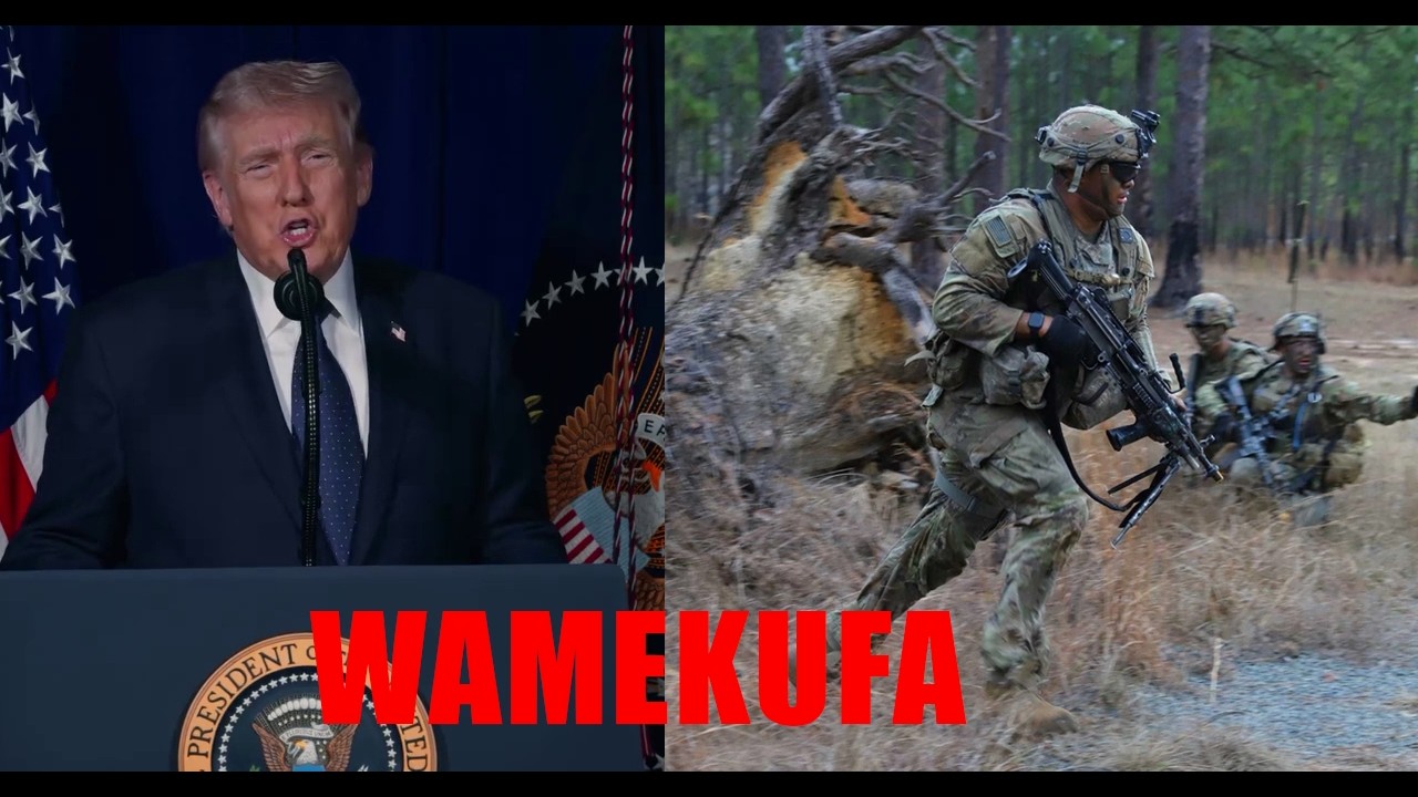 VITA BADO MBICHI TRUMP ASEMA IRAN IMEUA WAMAREKANI WATATU ASEMA HAACHI KUFANYA MASHAMBULIZI