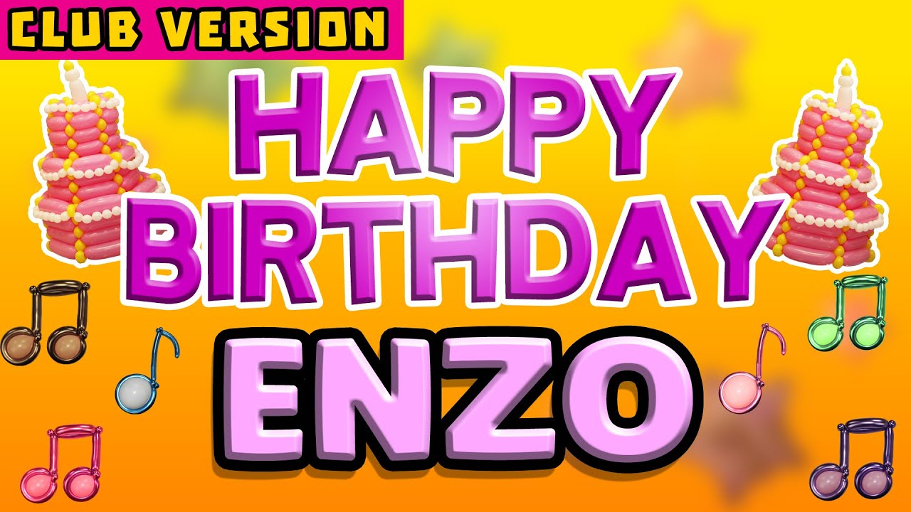 Happy Birthday ENZO | POP Version 2 | The Perfect Birthday Song for ENZO