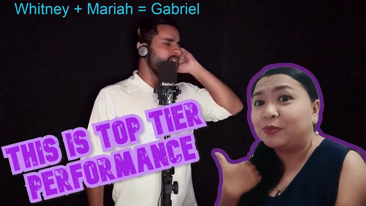 Gabriel Henrique - Run To You (Whitney Houston) - REACTION