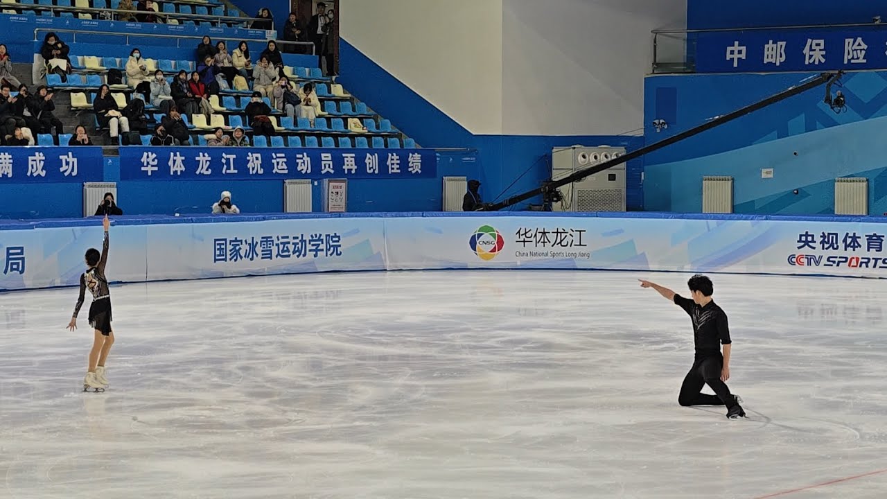 郭蕊张益文 Rui GUO & Yiwen ZHANG （CHN）2025 NATIONAL FIGURE SKATING CHAMPIONSHIPS SP FANCAM