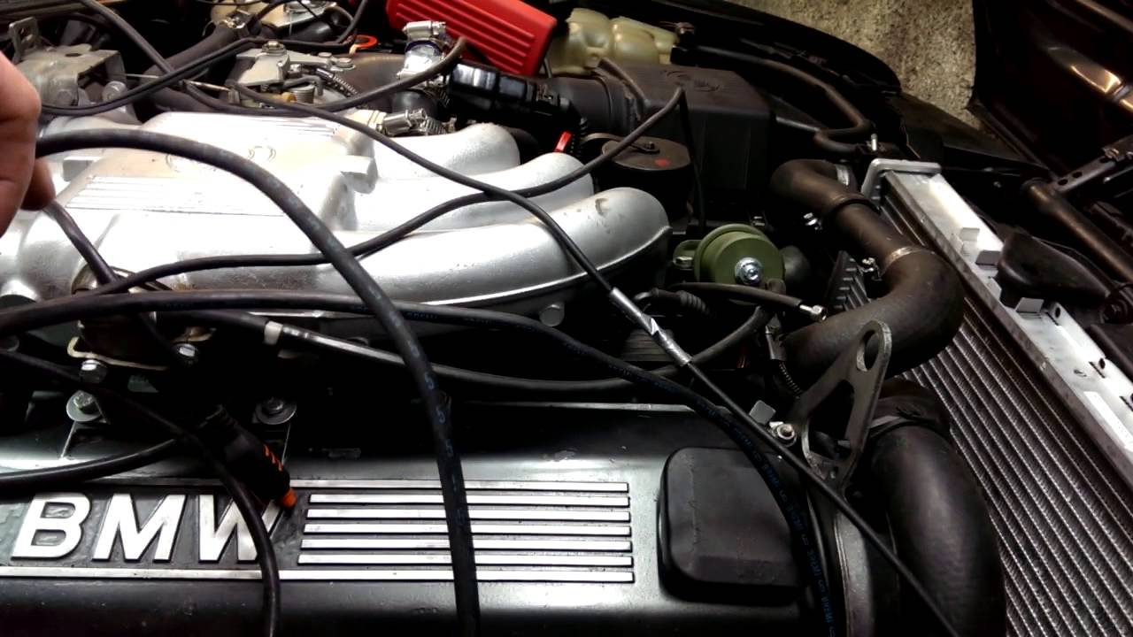 BMW e30 328i m20 stroker wasted spark first test