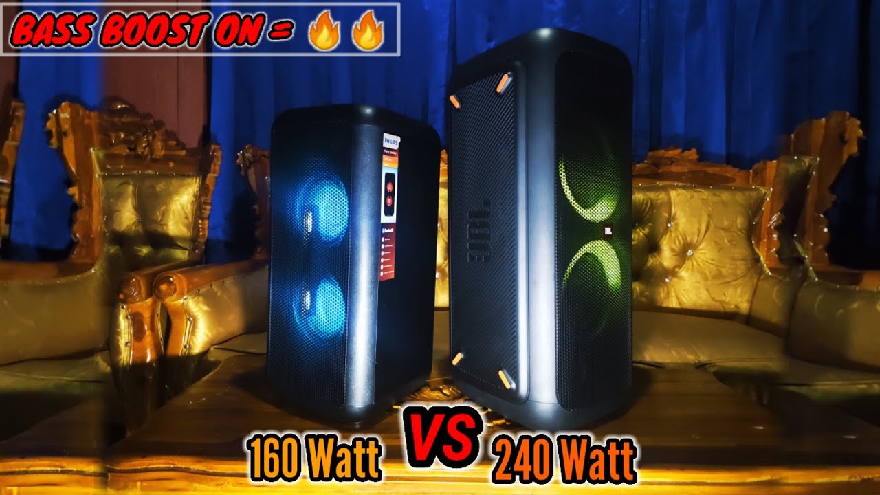 PHILIPS Tanx200 Vs JBL Partybox300-Tanx200 |160watt vs 240watt