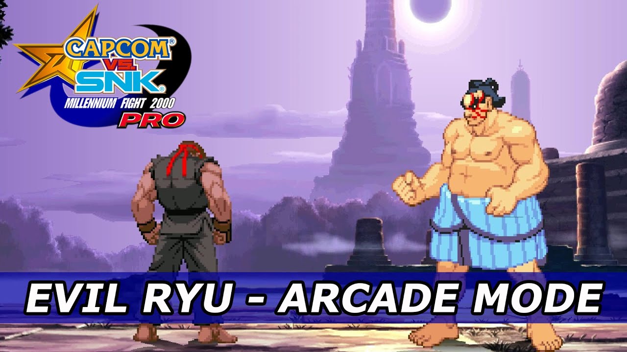 Capcom vs. SNK Pro - Evil Ryu - Arcade Mode/1080p 60fps/Redream