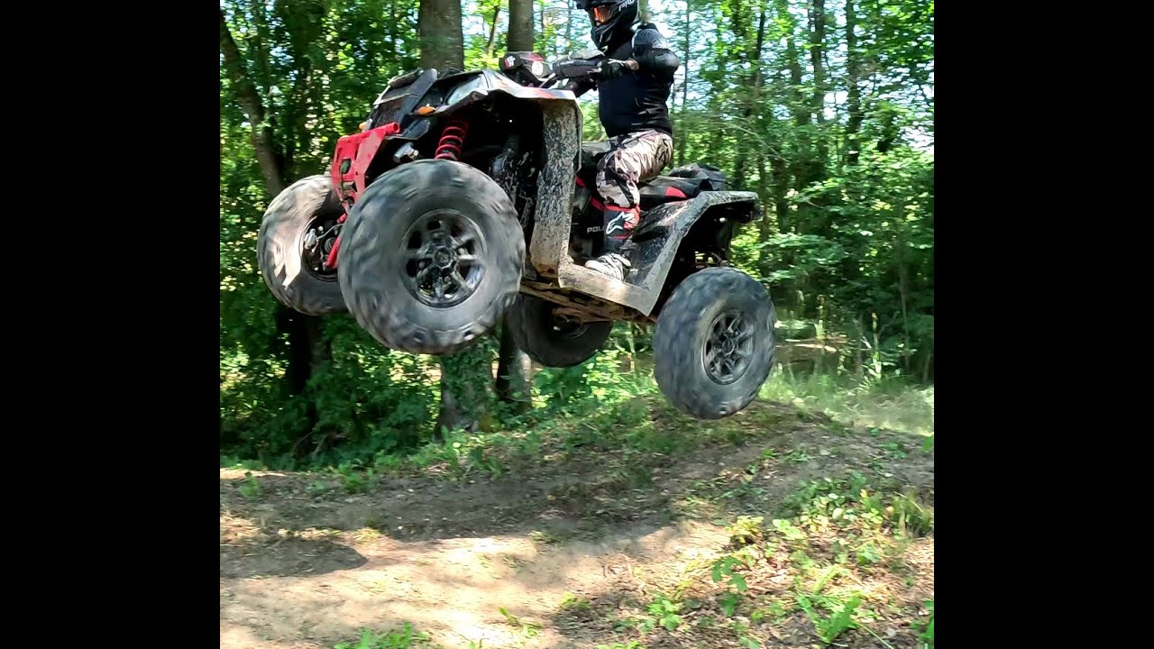 Rando moto quad à Laparade (47) Juin 2023, surchauffe, crevaison et terrain glissant (Monteton)