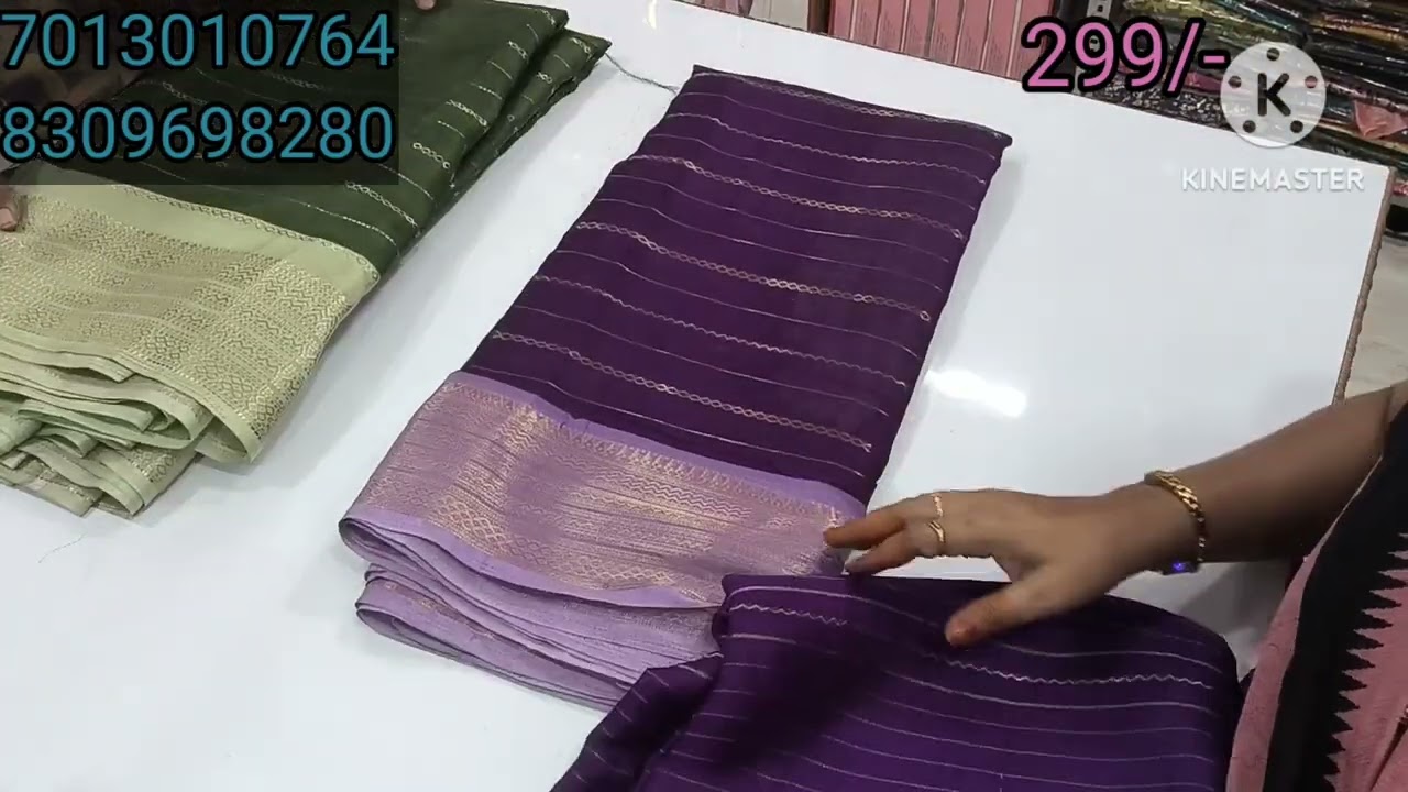 Dola pattu border full Sarees with small Damage price only 299/-