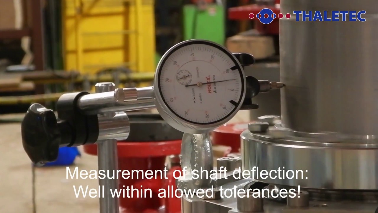 Test run of an agitator in a glass-lined reactor with two PowerBaffles