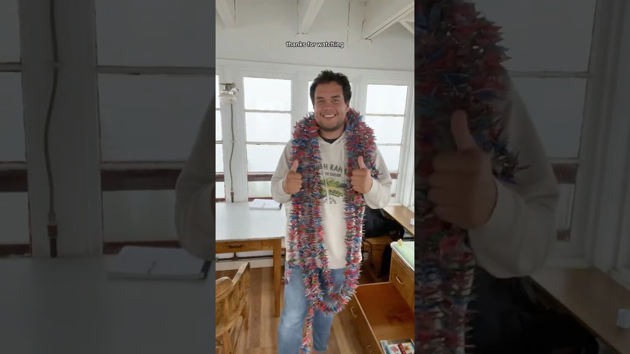 Этим летом я сложил 1000 журавликов оригами на пожарной вышке #пожарнаявышка #журавликиоригами #влог