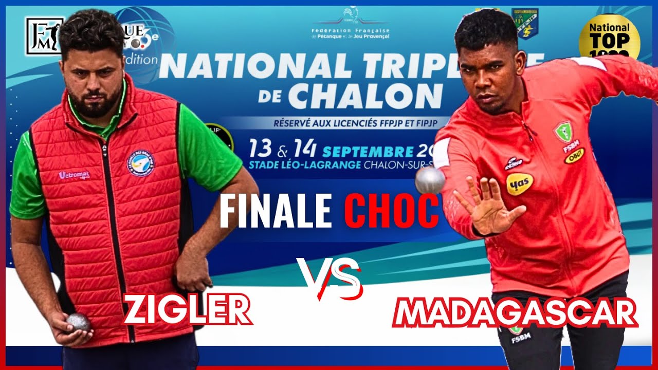 FINALE  Partie Exceptionnelle 🔥MADAGASCAR 🇲🇬 vs ZIGLER Chalon #petanque2026 #pétanque2026 #pétanque 