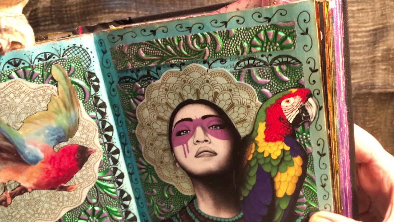 altered book inspired by LorriMarie Jenkins