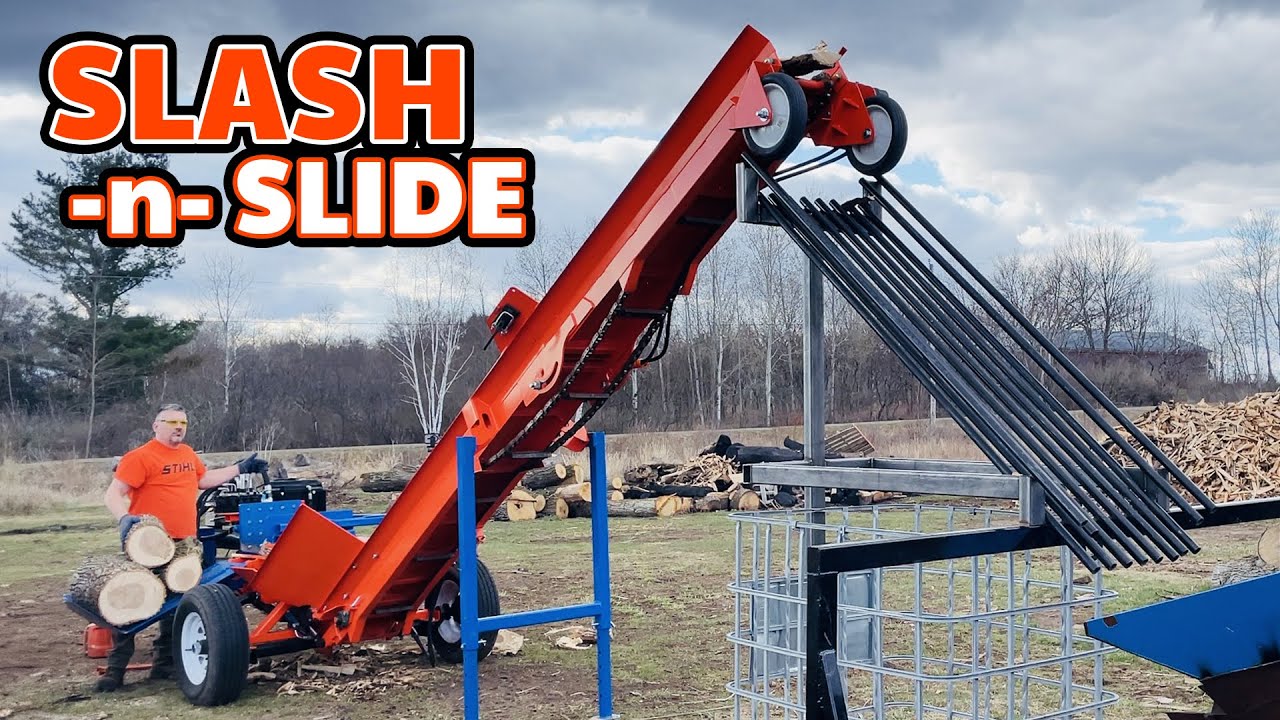 Testing the Custom Built Firewood Cleaner - Full Run