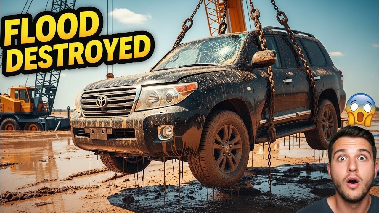 Flood Destroyed This Land Cruiser… Can It Be Saved? | Full Restoration