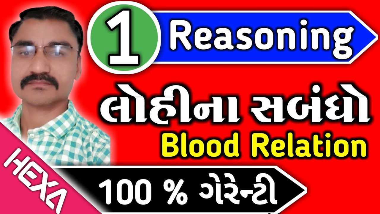 લોહીના સબંધો(ભાગ-1)| Blood Relation Reasoning Tricks|Reasoning shortcut|Lohina sambandh in reasoning