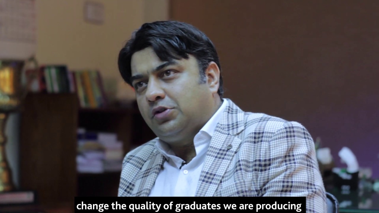 Government Minister Raja Yassir Sarfraz on introducing the Cambridge curriculum to his school.