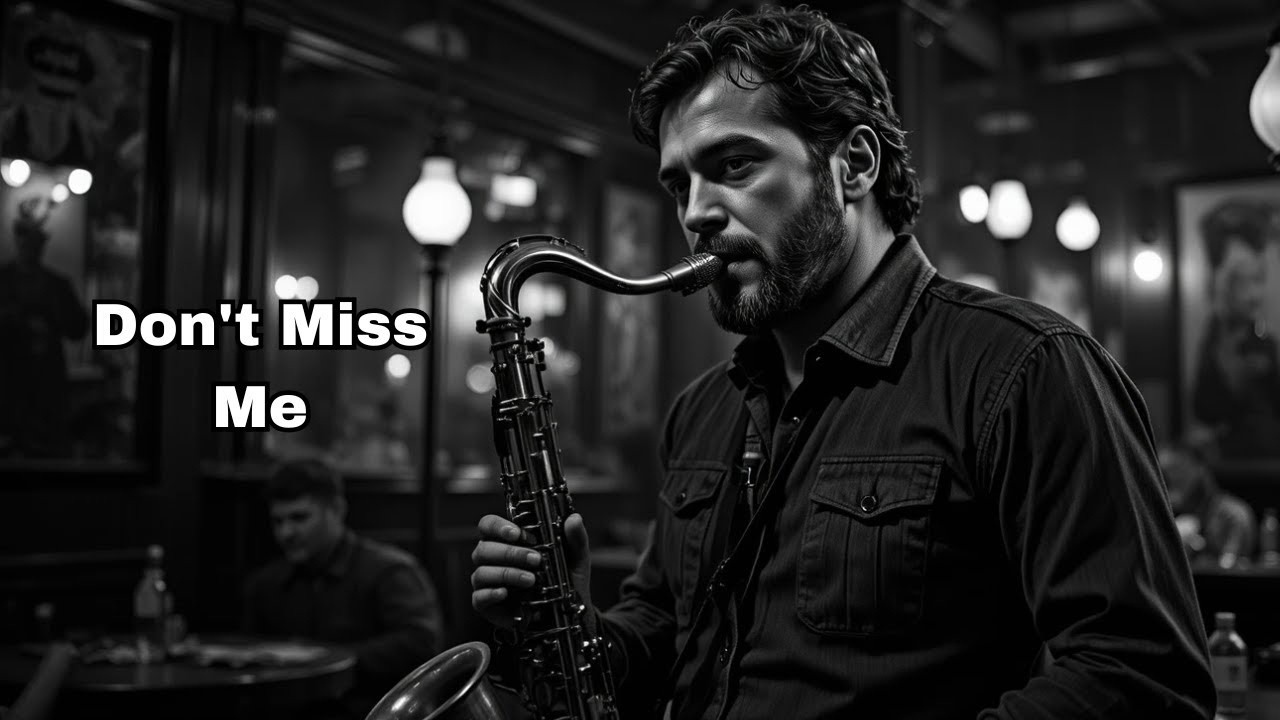 Don&rsquo;t Miss Me &ndash; Slow Blues Storytelling | Gritty Male Vocals, Saxophone, Jazz-Blues Fusion