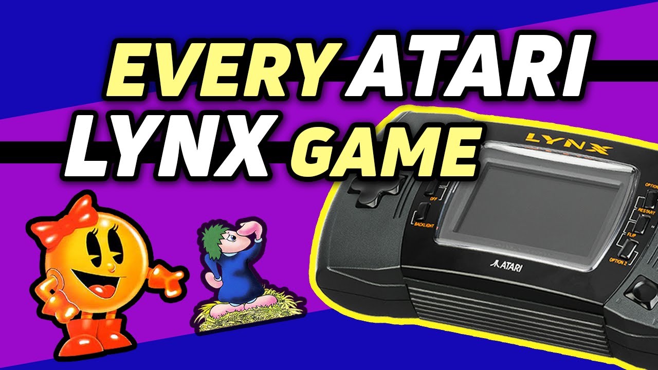 Библиотека Atari Lynx (1989) | Пробуем все 71 игру