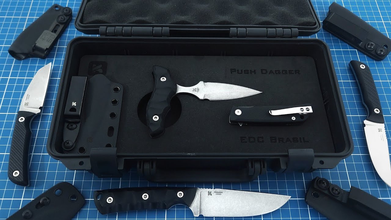 Faca tática Kaowz Push Dagger Sandvik! Cupom de desconto para a cutelaria Kaowz: EDCBRASIL #kaowz 
