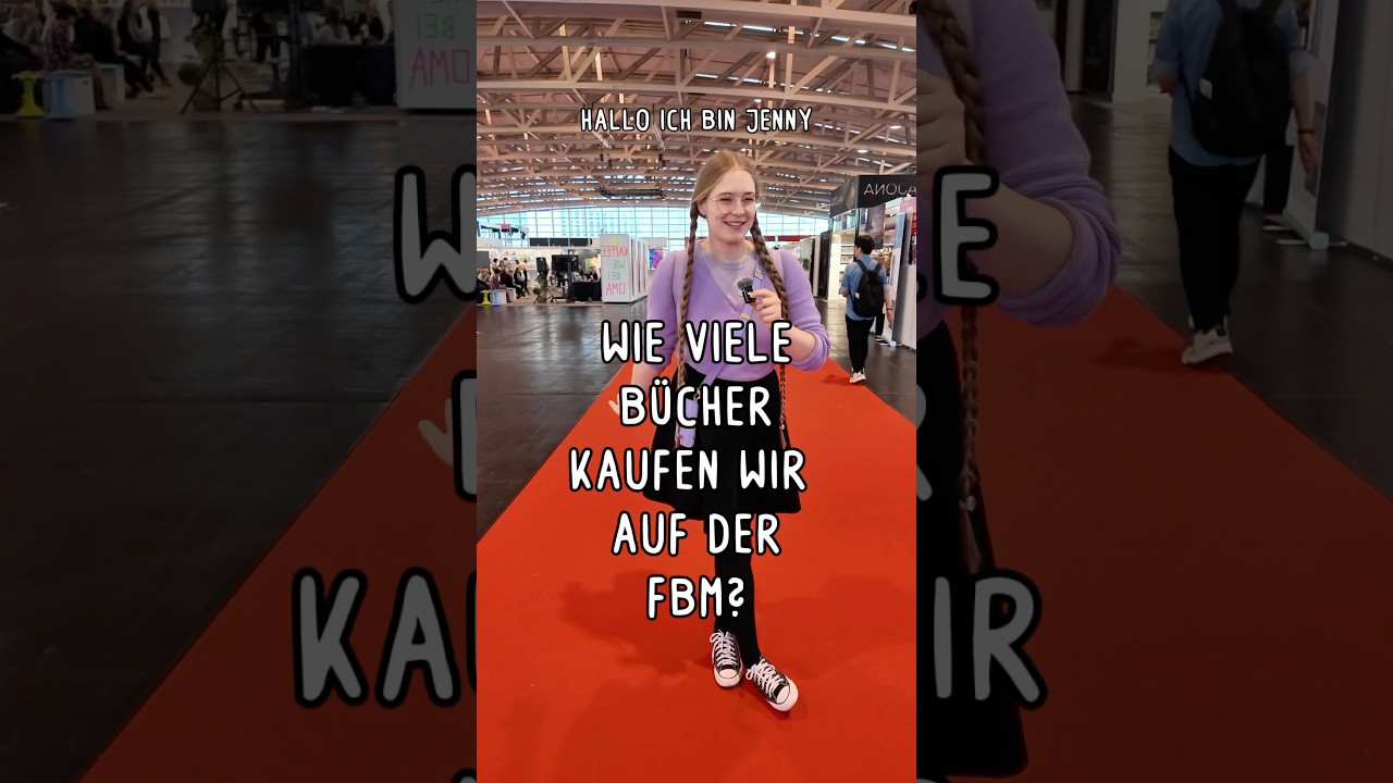 Wie viele Bücher kaufen wir auf der Buchmesse? ✨ 