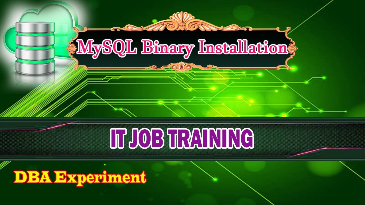 MySQL binary installation | IT JOB Training | Course | in Tamil #dba