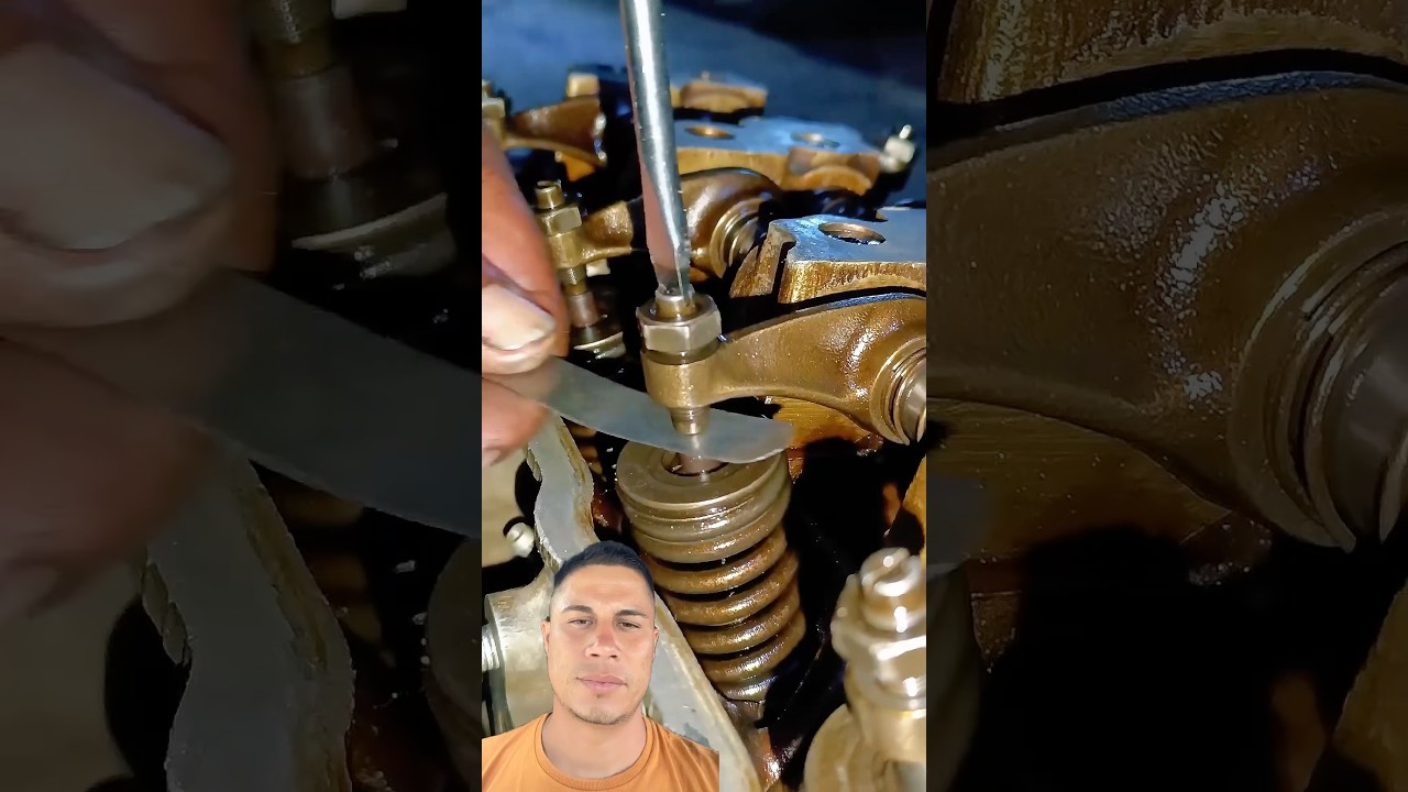 &Eacute; assim que &eacute; feita a regulagem de v&aacute;lvula #mechanic #carros #viralshort